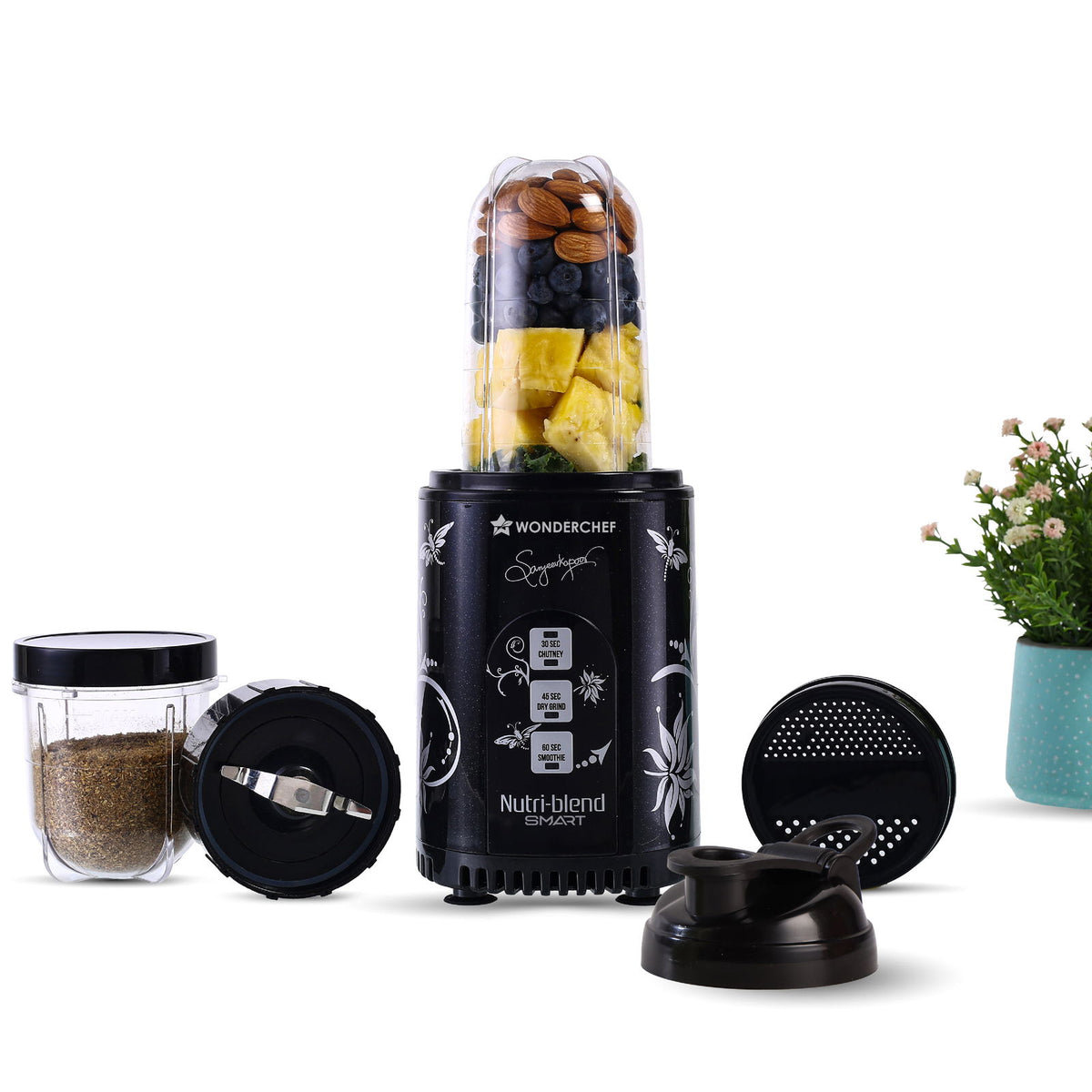 Nutri-blend SMART Automatic Mixer Grinder with Dual Pulse Function|22000 RPM|100% Full ...