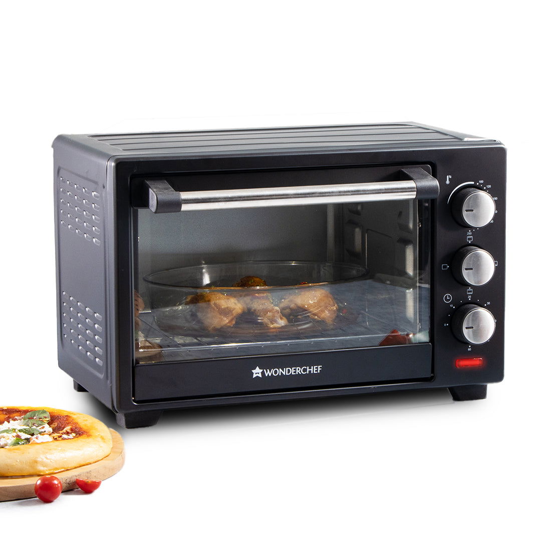 Oven Toaster Griller (OTG) - 19 Litres, Black - with Auto-shut off, Heat-Resistant Temp...