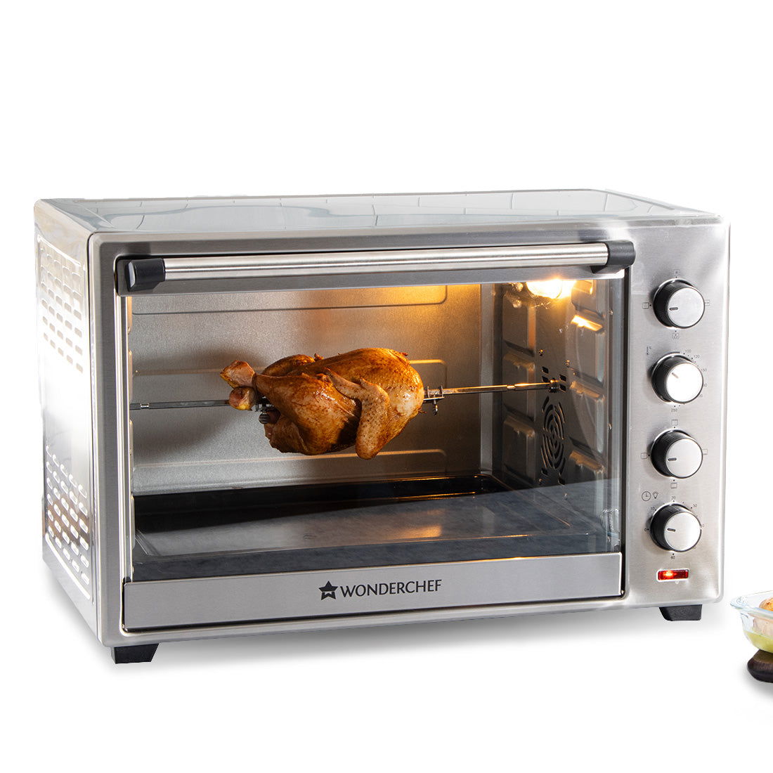 Wonderchef Renewed Oven Toaster Griller (OTG) - 48 Litres, Stainless Steel | with Rotis...