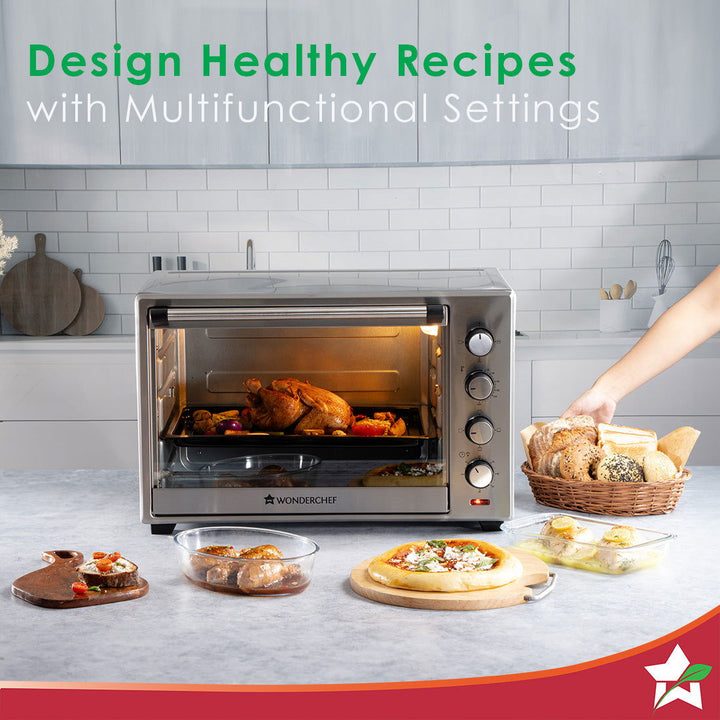 Wonderchef Wonderchef Oven Toaster Griller OTG 48L Steel | Kitchen Appliance Online