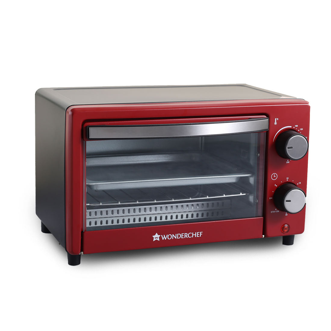 Oven Toaster Griller (OTG) Crimson Edge - 9 Litres - with Auto-shut Off, Heat-resistant...
