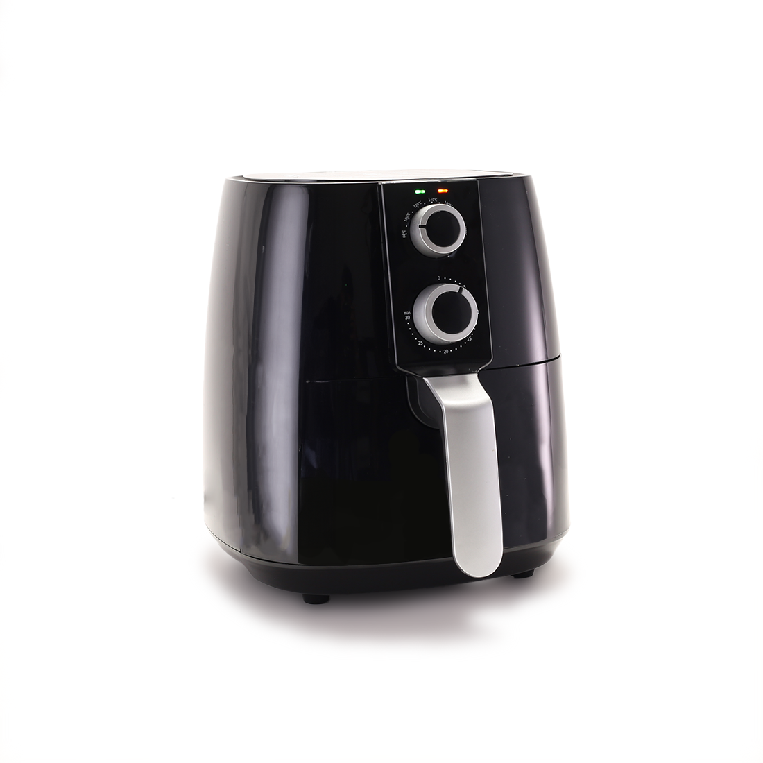 Prato Manual Air Fryer for Home and Kitchen with 5 Pre-set Menu|3.8 Litres Non-stick Ba...