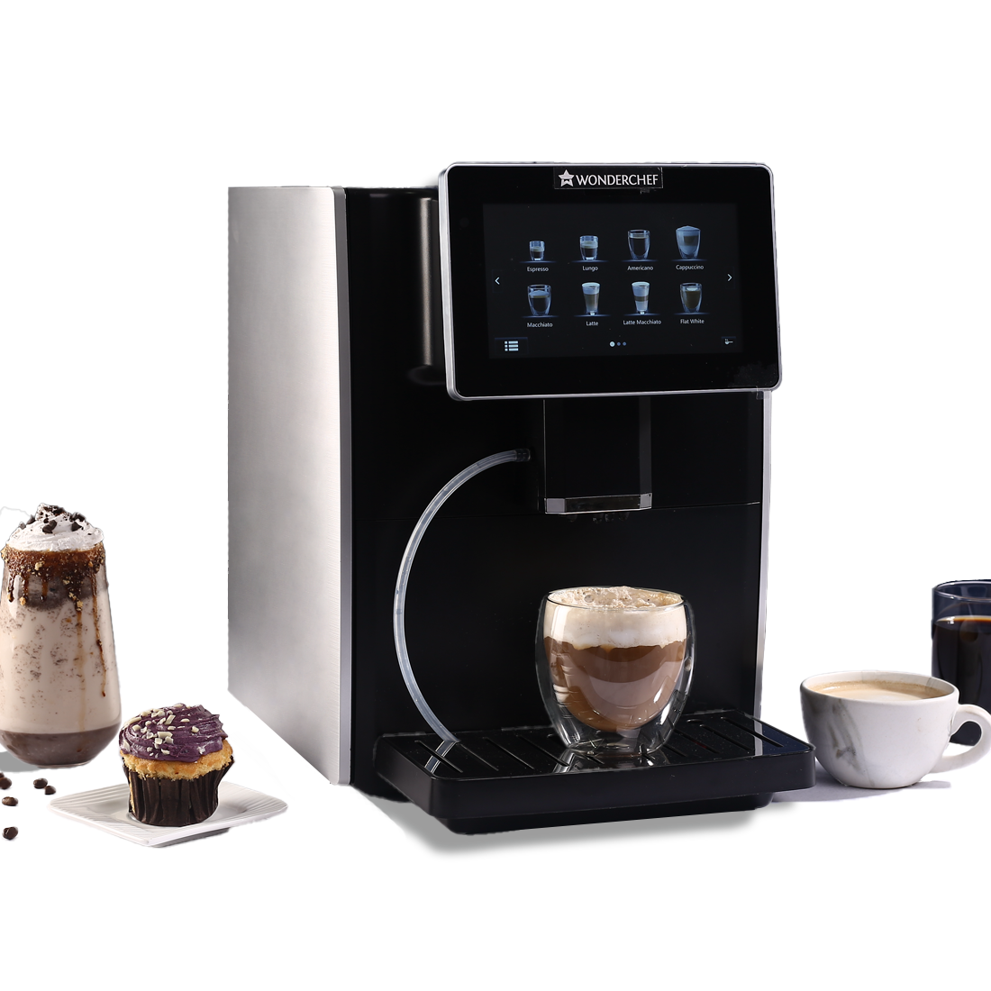 Regalia 19 Bar Fully Automatic Coffee Maker | Bean to Cup| 7 Inch Display for Custom Co...