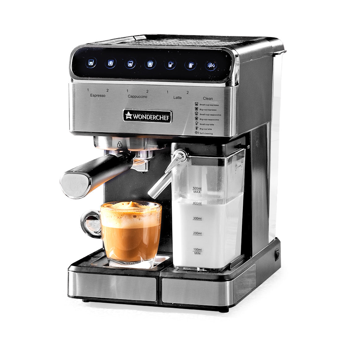 Regenta 20 Bar Automatic Coffee Maker | Espresso, Cappuccino, Latte, Mocha | Auto Froth...