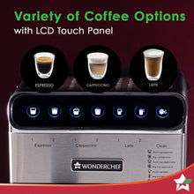 Load image into Gallery viewer, Regenta Automatic Coffee Maker | 20-bar Pressure | Automatic Milk Steamer | 2 Year Warranty