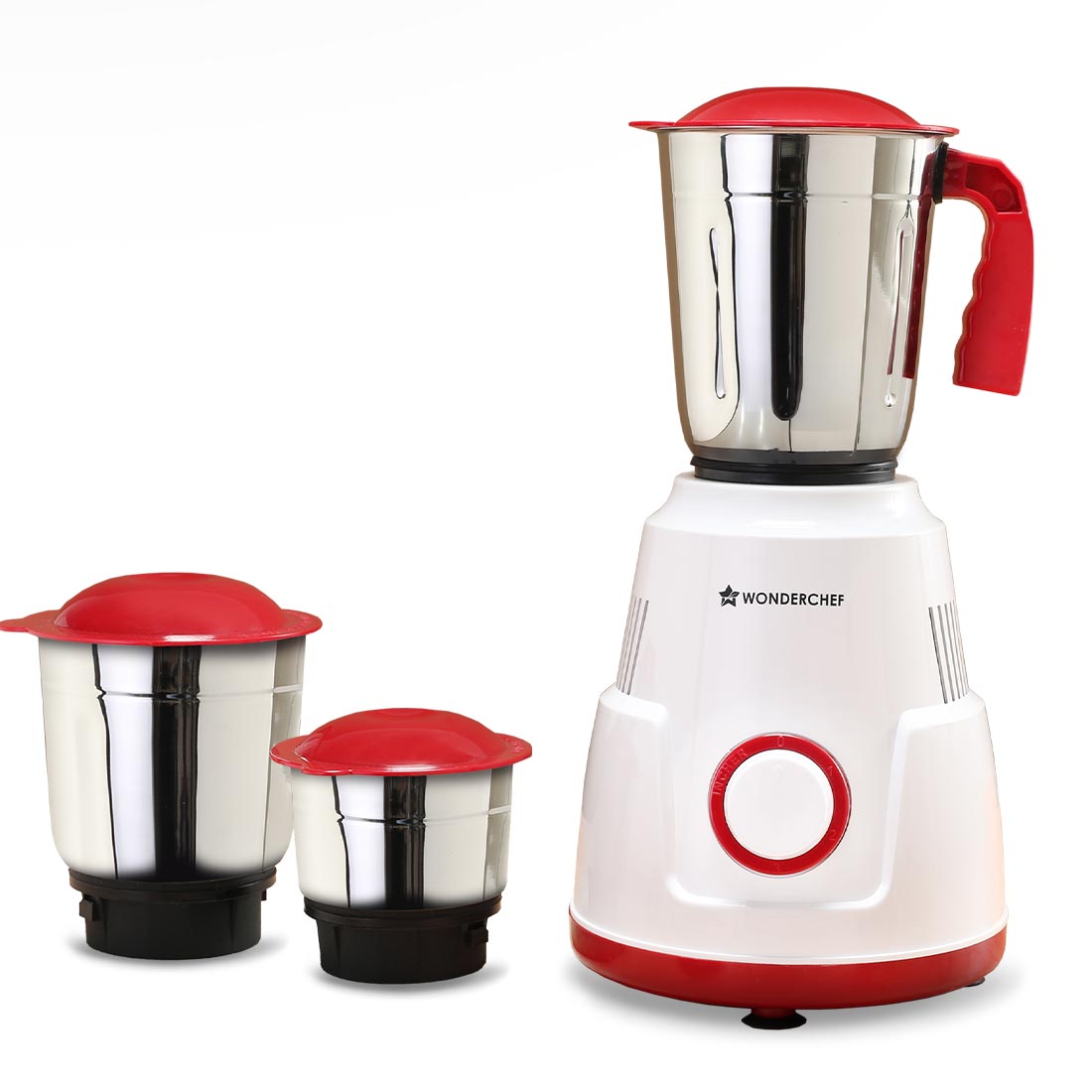 Robo 500 W Mixer Grinder | 3 Stainless Steel Jars for Powerful Blending, Mixing, Grindi...
