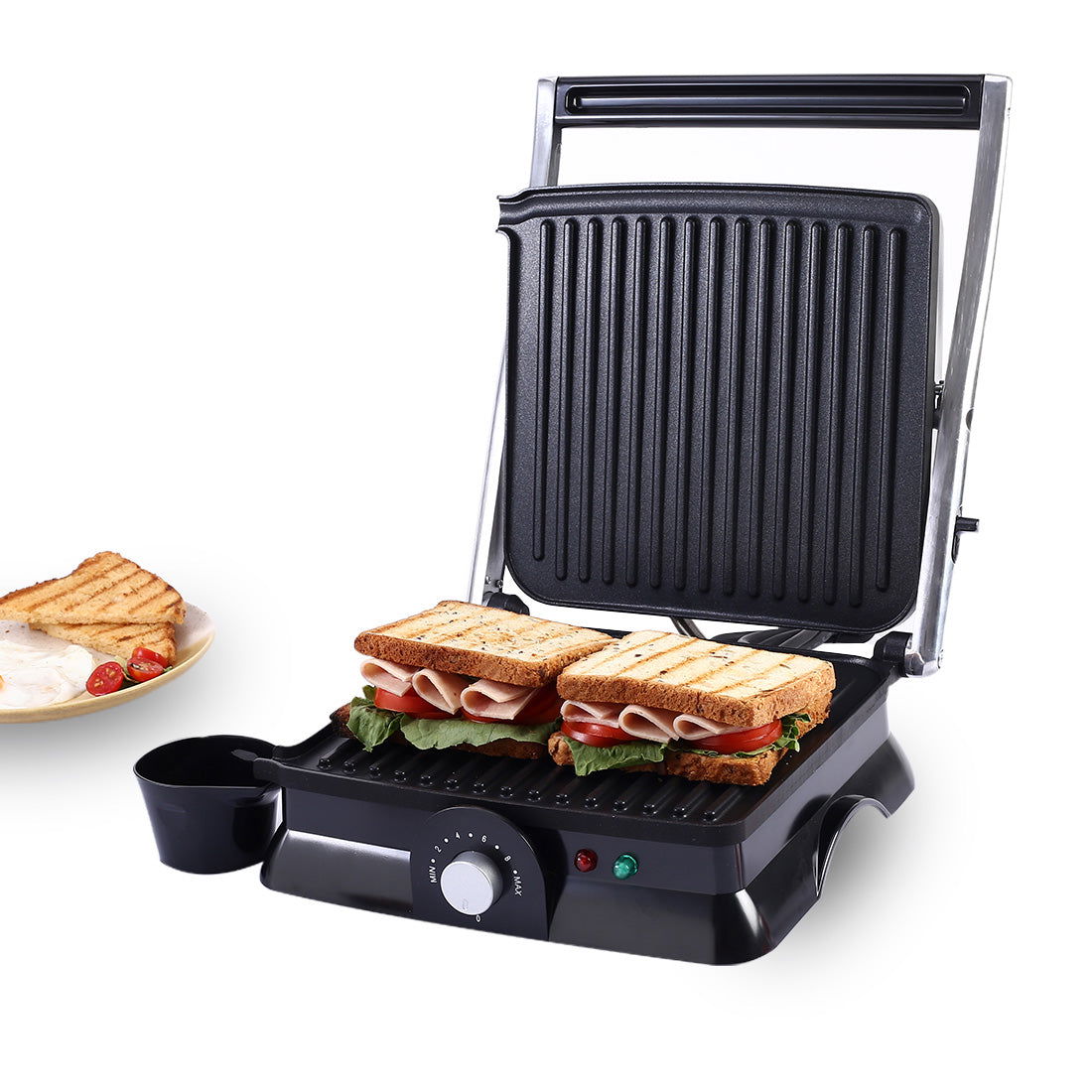 Sanjeev Kapoor Tandoor Family Size| Electric Contact Grill & Sandwich Maker| 3-in-1 App...
