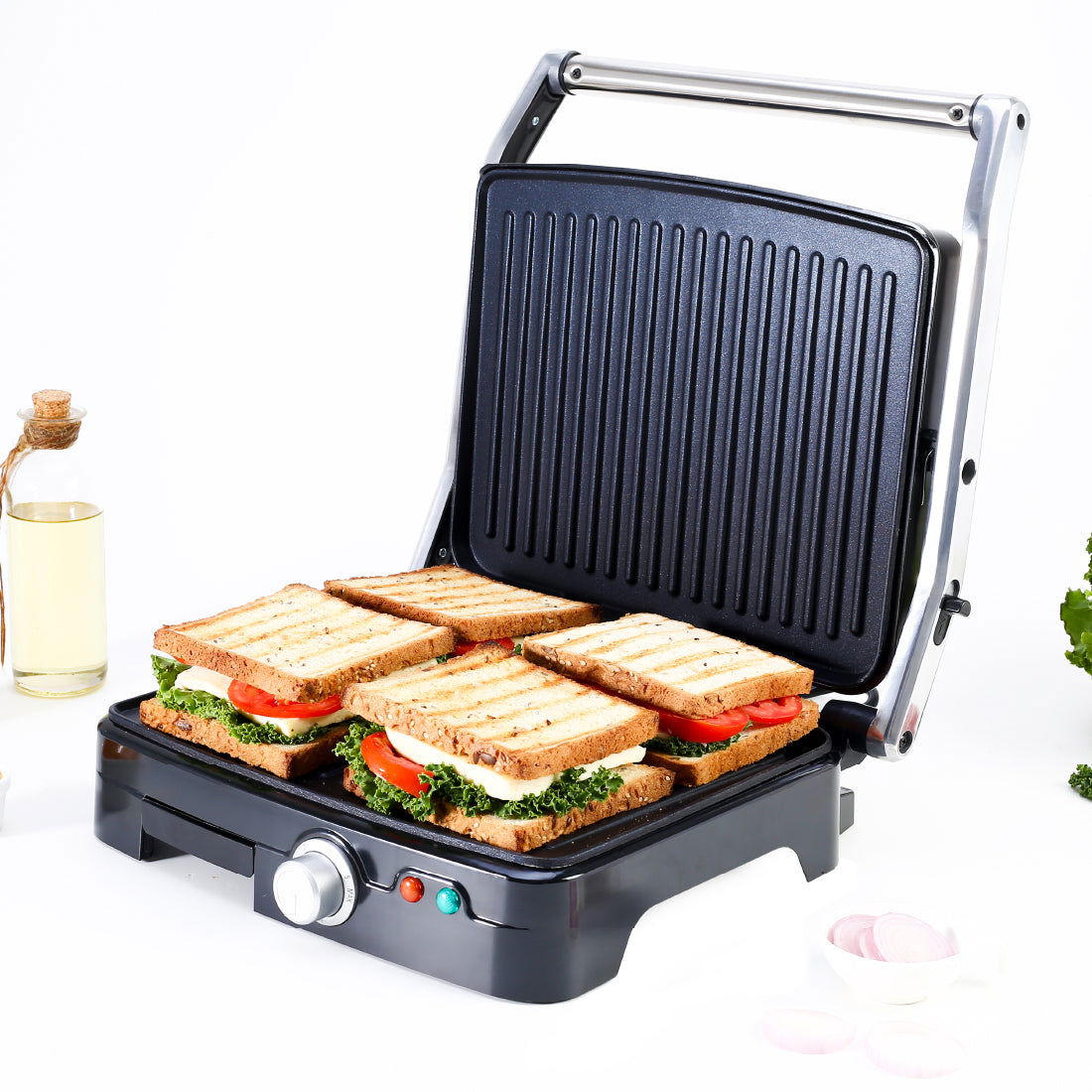 Sanjeev Kapoor Tandoor Professional Plus | Electric Contact Grill & Sandwich Maker| The...