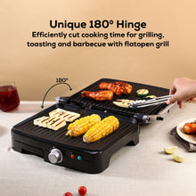 Load image into Gallery viewer, Sanjeev Kapoor Tandoor Professional Plus | Electric Contact Grill &amp; Sandwich Maker| Thermostat Control | Auto Shut Off| LED Indicator| 2 Year Warranty | Black &amp; Silver