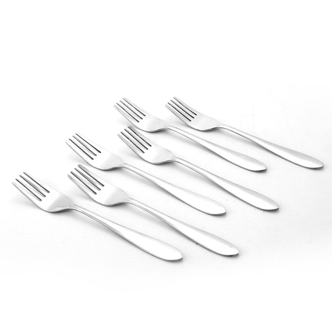Venice Stainless Steel Fork Set of 6 | Classic Design and Gloss Finish | 100% Foor-grad...