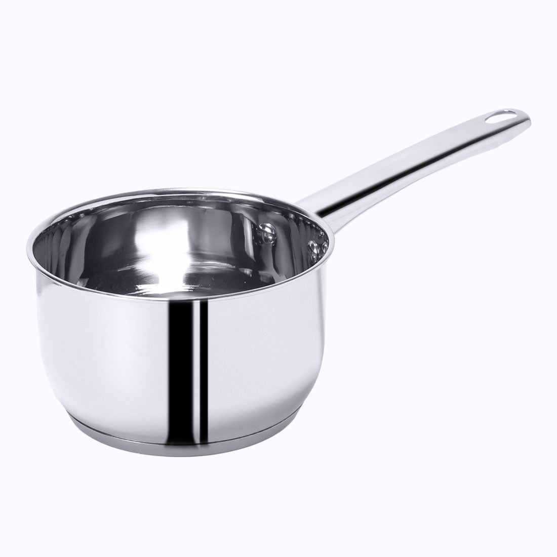 Venice Stainless Steel Saucepan | 1.2Litre | Tri-ply Bottom | Thick Base | Anti-bacteri...