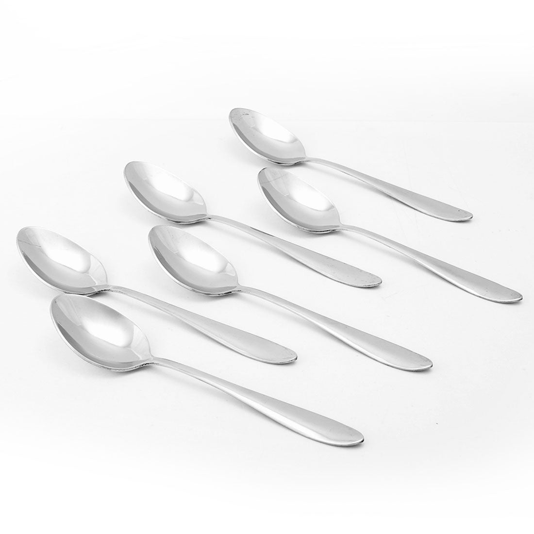 Venice Stainless Steel Spoon Set of 6 | Classic Design and Gloss Finish | 100% Food-gra...