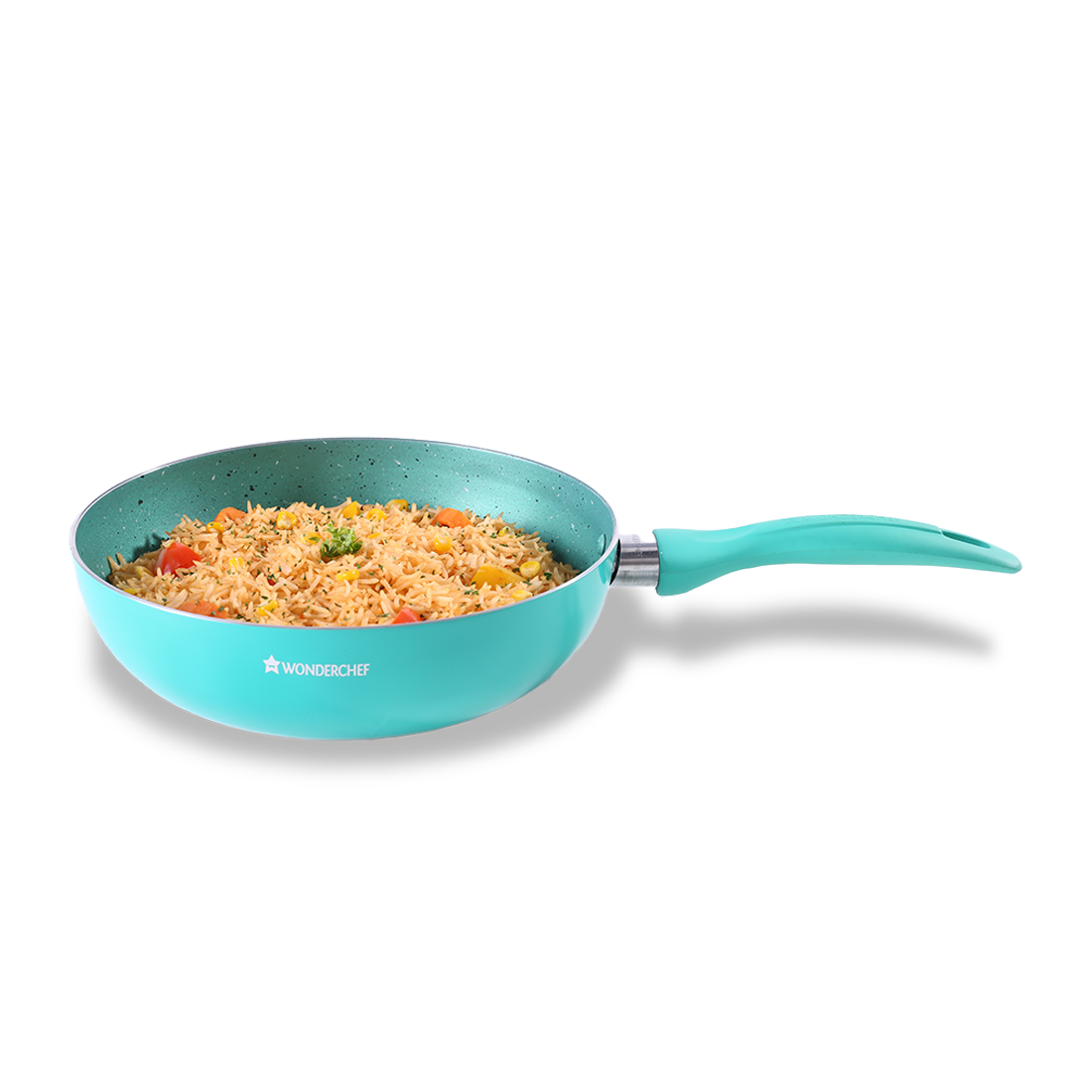 Wonderchef Renewed Celebration Non-stick 24cm Wok (without Lid) | Induction Friendly | ...