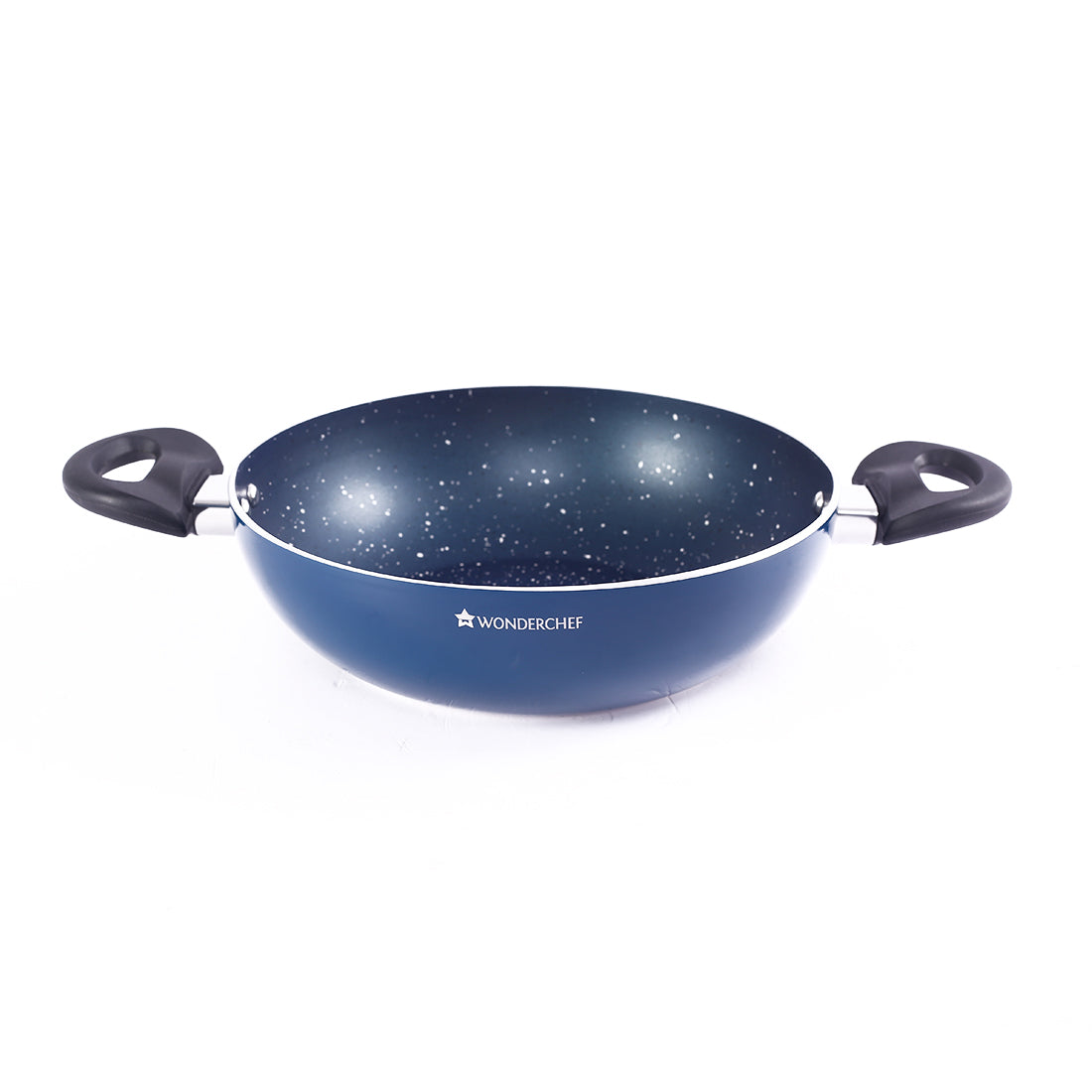 Wonderchef Renewed Galaxy 24cm Kadhai (without Lid) | 2L | Cool Touch Bakelite Handles ...