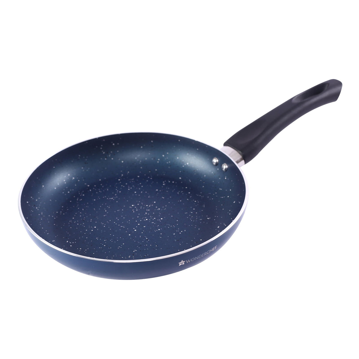 Wonderchef Renewed Galaxy Fry Pan | 24cm | Cool Touch Bakelite Handles | Pure Grade Alu...
