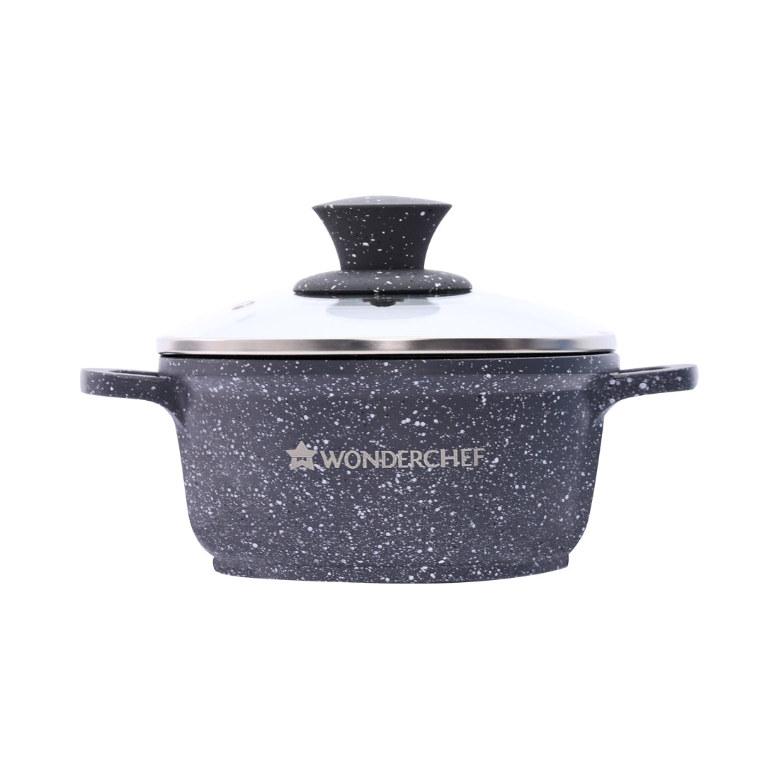 Wonderchef Renewed Granite Die-Cast Non-stick Casserole 16cm (without Lid) | Induction ...