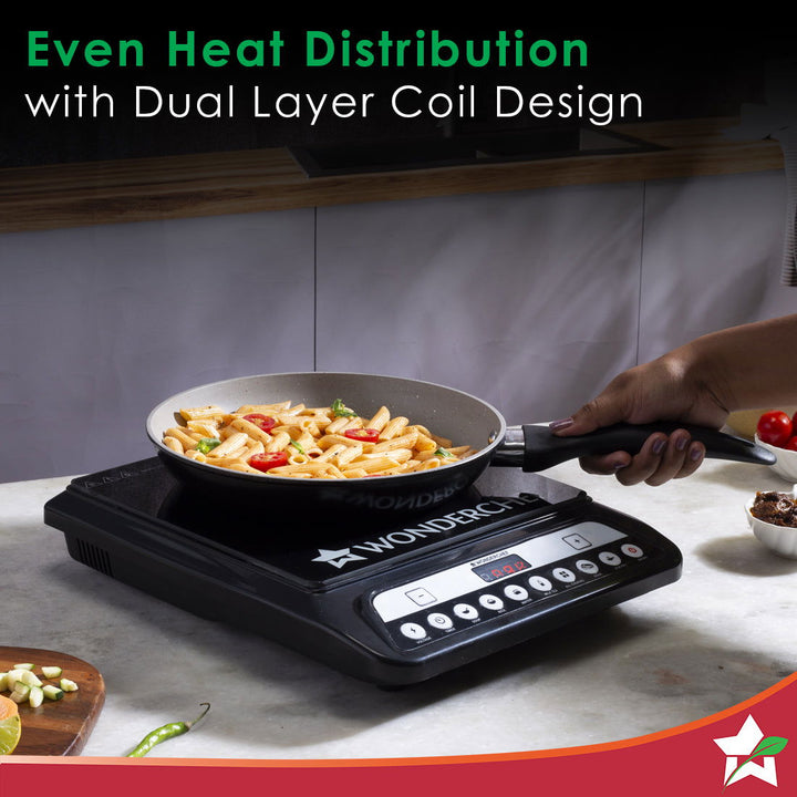 Wonderchef Wonderchef Renewed Power 1400W Induction Cooktop 11 Pre-Sets