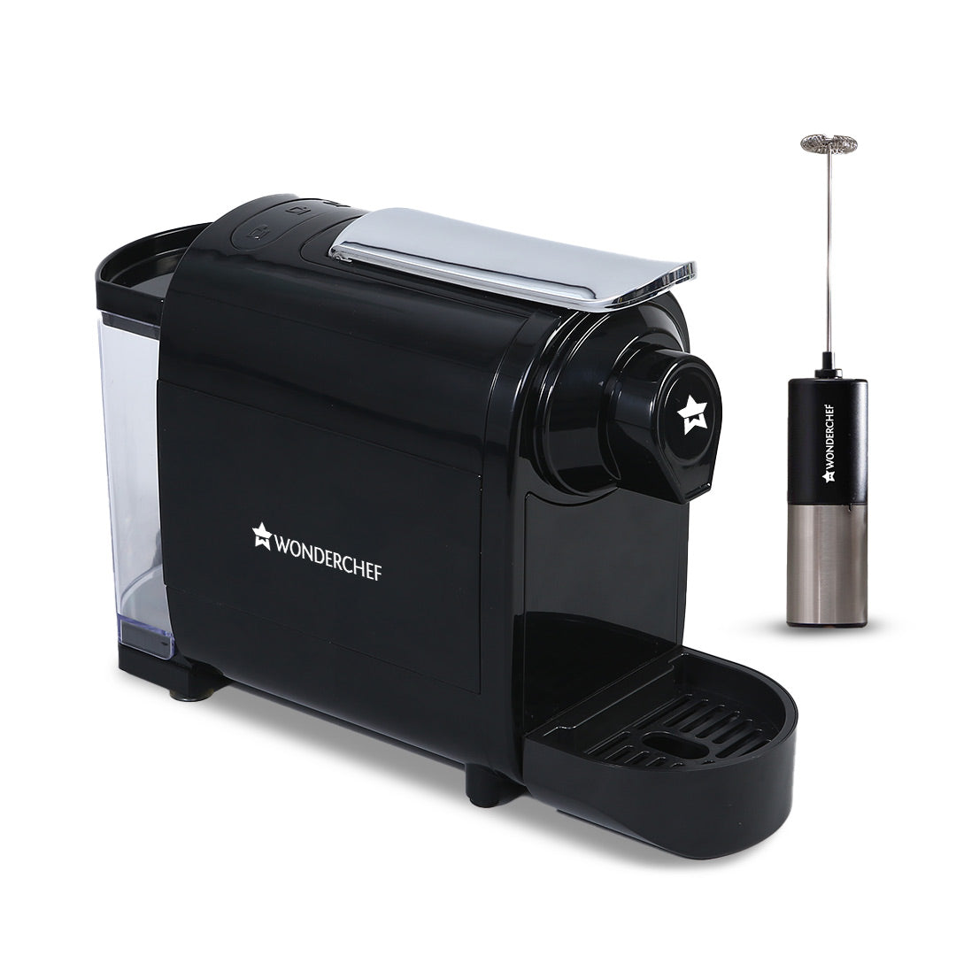 Wonderchef Renewed Regalia 15 Bar Capsule Coffee Maker with Free Frother for Cappuccino...