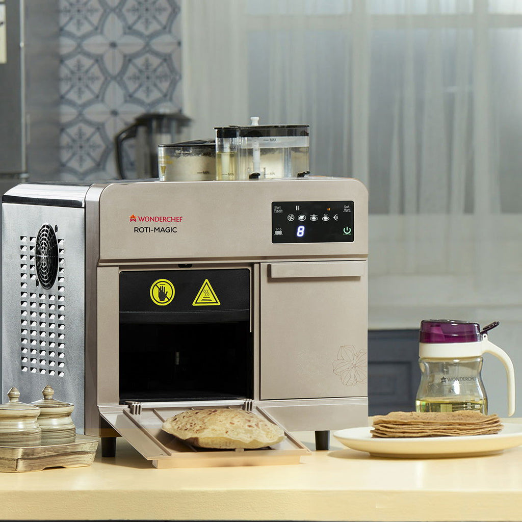 Aura Roti Machine Roti Magic | Fully Automatic Roti maker machine by Wonderchef ...
