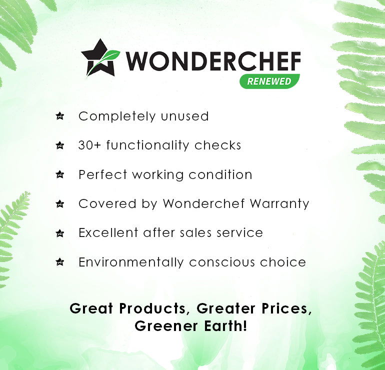 Wonderchef Renewed Ruby Plus Aluminium 24cm Wok | Non-stick | Induction Use | PFOA/Heav...