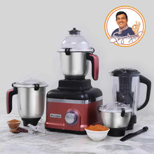 Load image into Gallery viewer, Wonderchef Renewed Sumo Mixer Grinder | 1000W | 3 Stainless Steel &amp; 1 Fruit Filter Jar | Long Motor Life