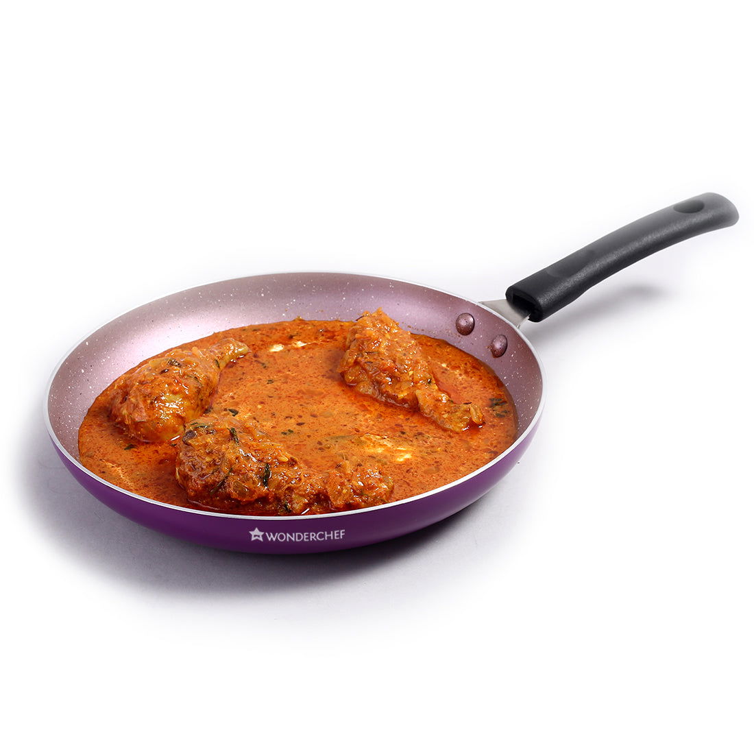 Wonderchef Renewed Valencia 24cm Fry Pan | Meta Tuff Non-Stick Coating | Virgin Grade A...