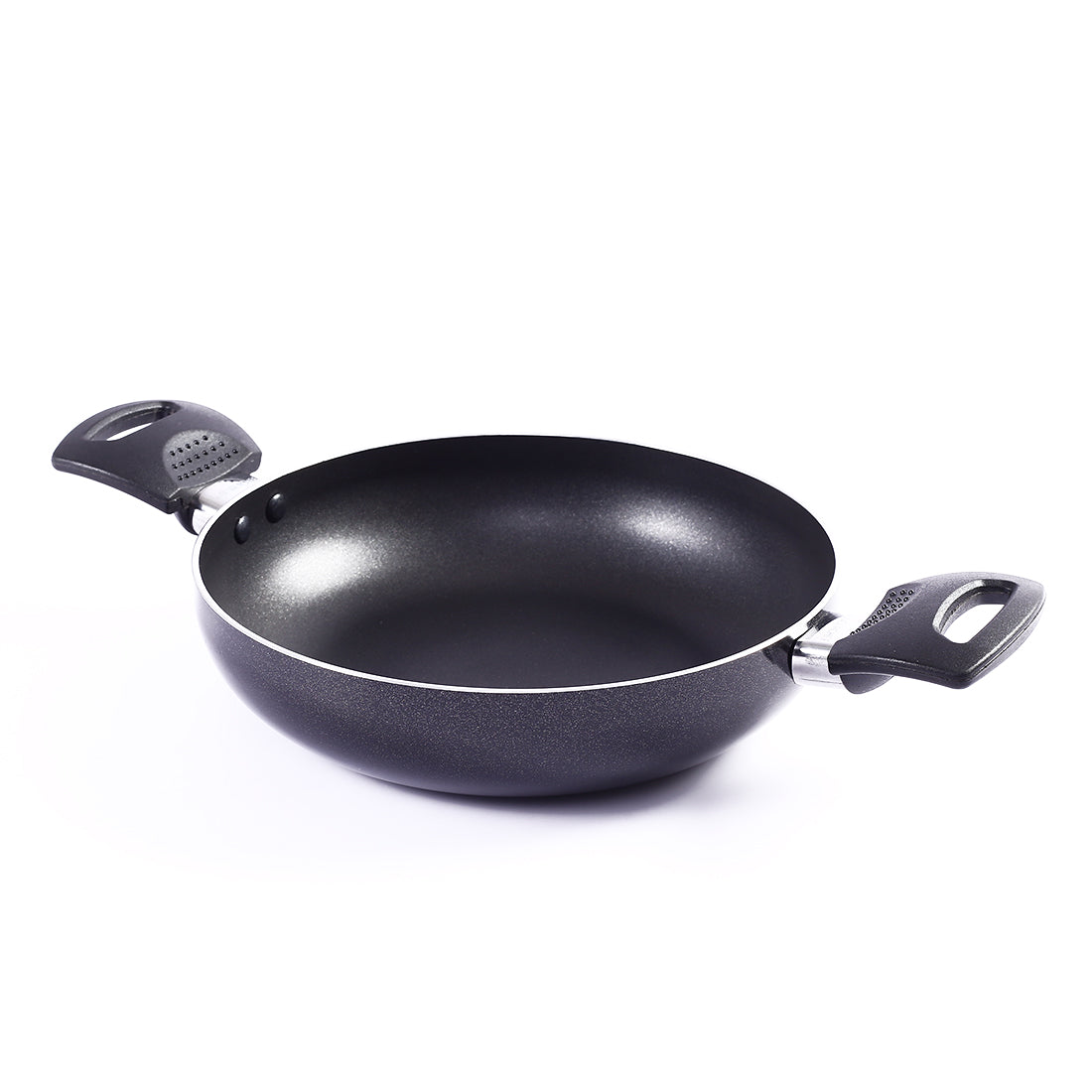 Wonderchef Renewed Valencia 24cm Kadhai (without Lid) | Meta Tuff Non-Stick Coating | V...