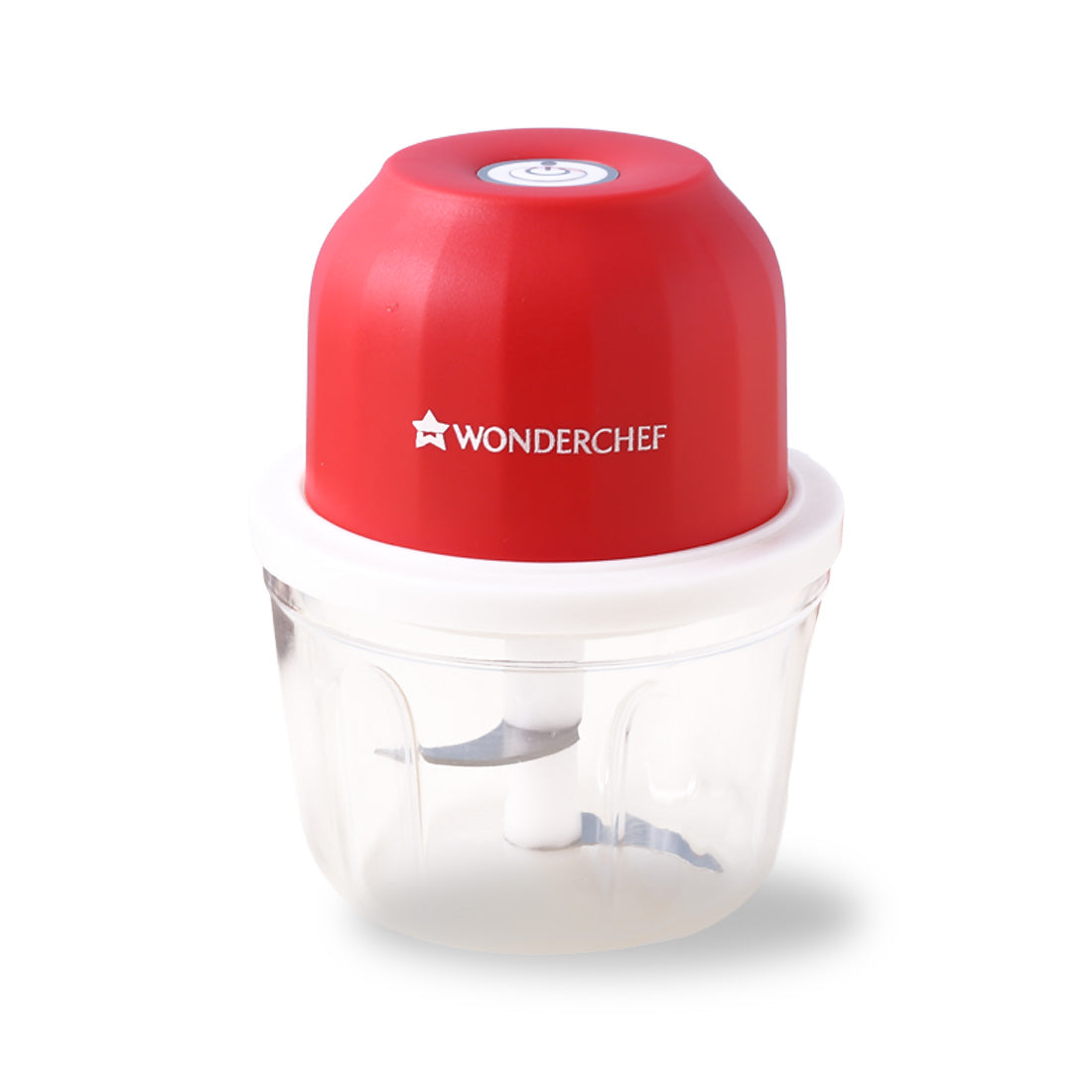 Zippy Rechargeable Wireless Electric Cordless Chopper, Stainless Steel Blades, One Touc...