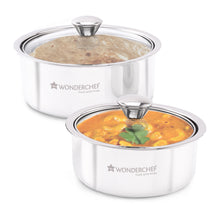 Load image into Gallery viewer, Wonderchef Austin Serving Casserole with Lid Set of 2pc