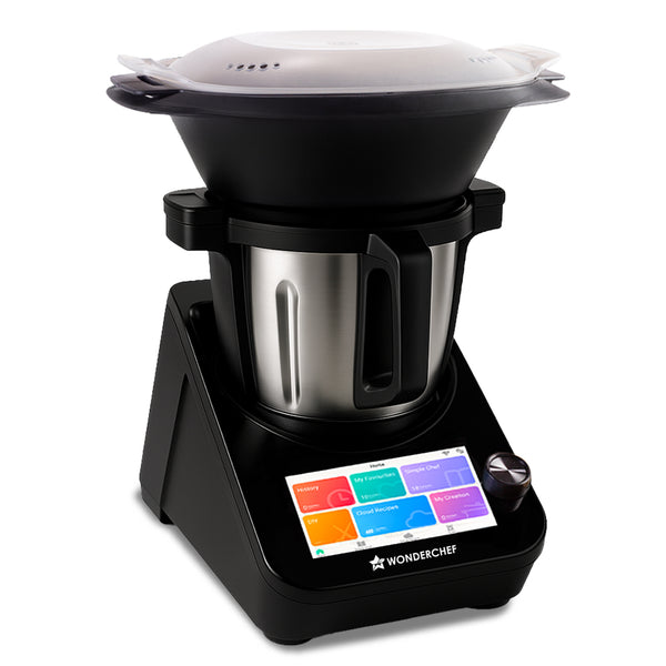 Wonderchef Renewed Chef Magic | All-in-One Kitchen Robot | Automatic Chopping, Sautéing, Stirring, Kneading, Steaming & more | Wi-fi & Mobile App | Pre-Loaded Recipes by Chef Sanjeev Kapoor