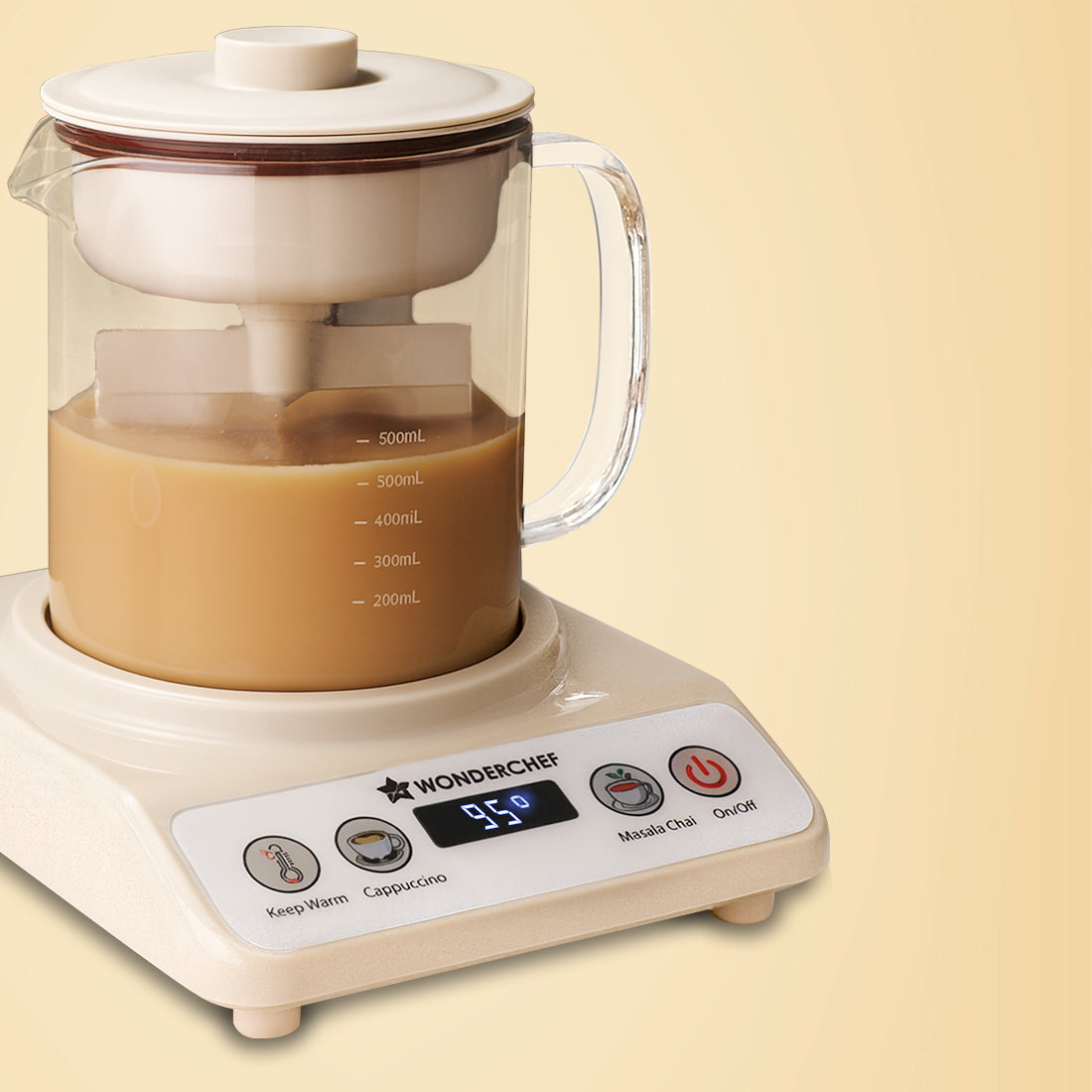 Chai Magic, Fully Automatic Tea & Cappuccino Maker, Make Masala Chai/C