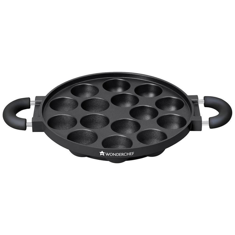 Wonderchef Renewed Paniyarakkal 23 cm Non-stick, | Ideal for flavourful and Healthy App...