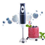 Ultima Plus Electric Hand Blender | Portable I Easy Control Grip | Hot & Cold Blending | 300W Powerful Motor | Single Push Button Operation | Sharp Food Grade Anti Rust Stainless Steel Blades | Detachable stem | 2 Year Warranty | Black
