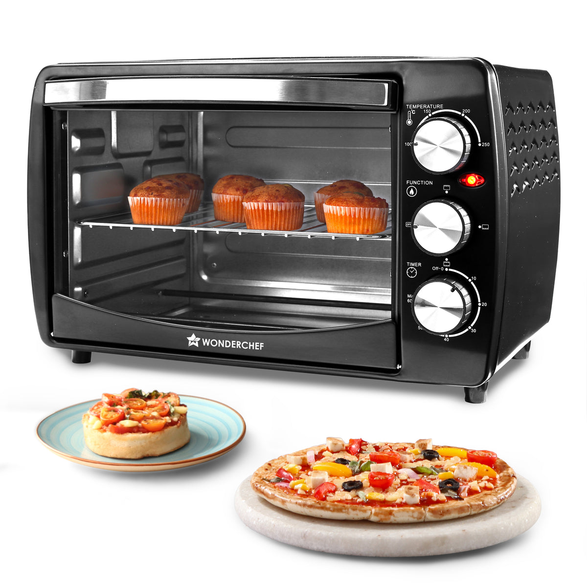 Oven Toaster Griller (OTG) 19 L | Bake, Grill, Roast | Auto-Shut Off | Heat-Resistant T...