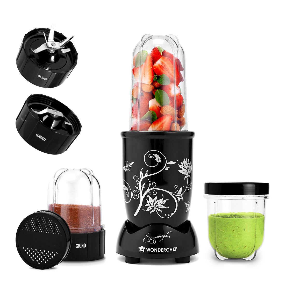 Wonderchef Nutri-Blend mixer grinder with jars