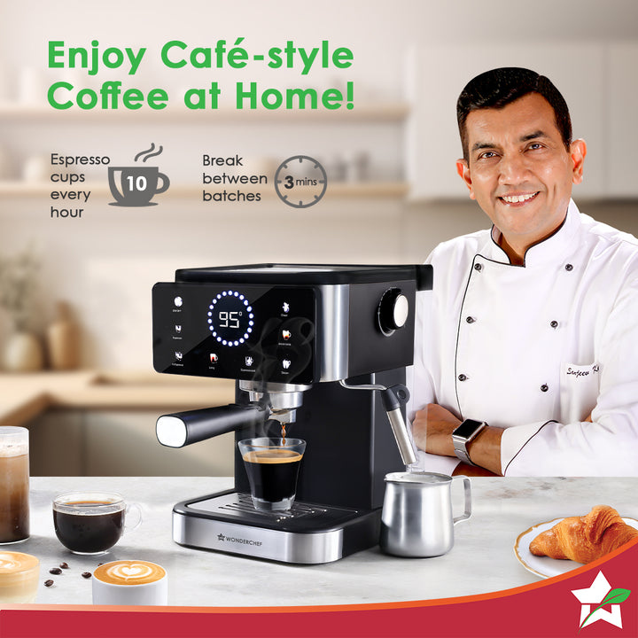 Wonderchef Rinaldi 20 Bar Espresso Coffee Machine