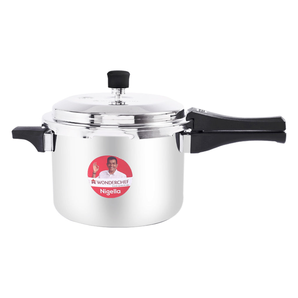 Nigella Tri-Ply 5L Outer Lid Pressure Cooker, 5 Years Warranty