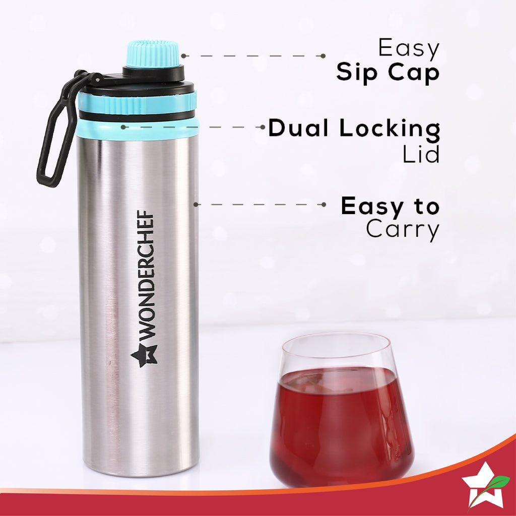 Crescent Kettle 1.8L + Sippy Stainless Steel Bottle, Gift Combo, For Family and Friends, Gift for Diwali and Other Festivals, House Warming