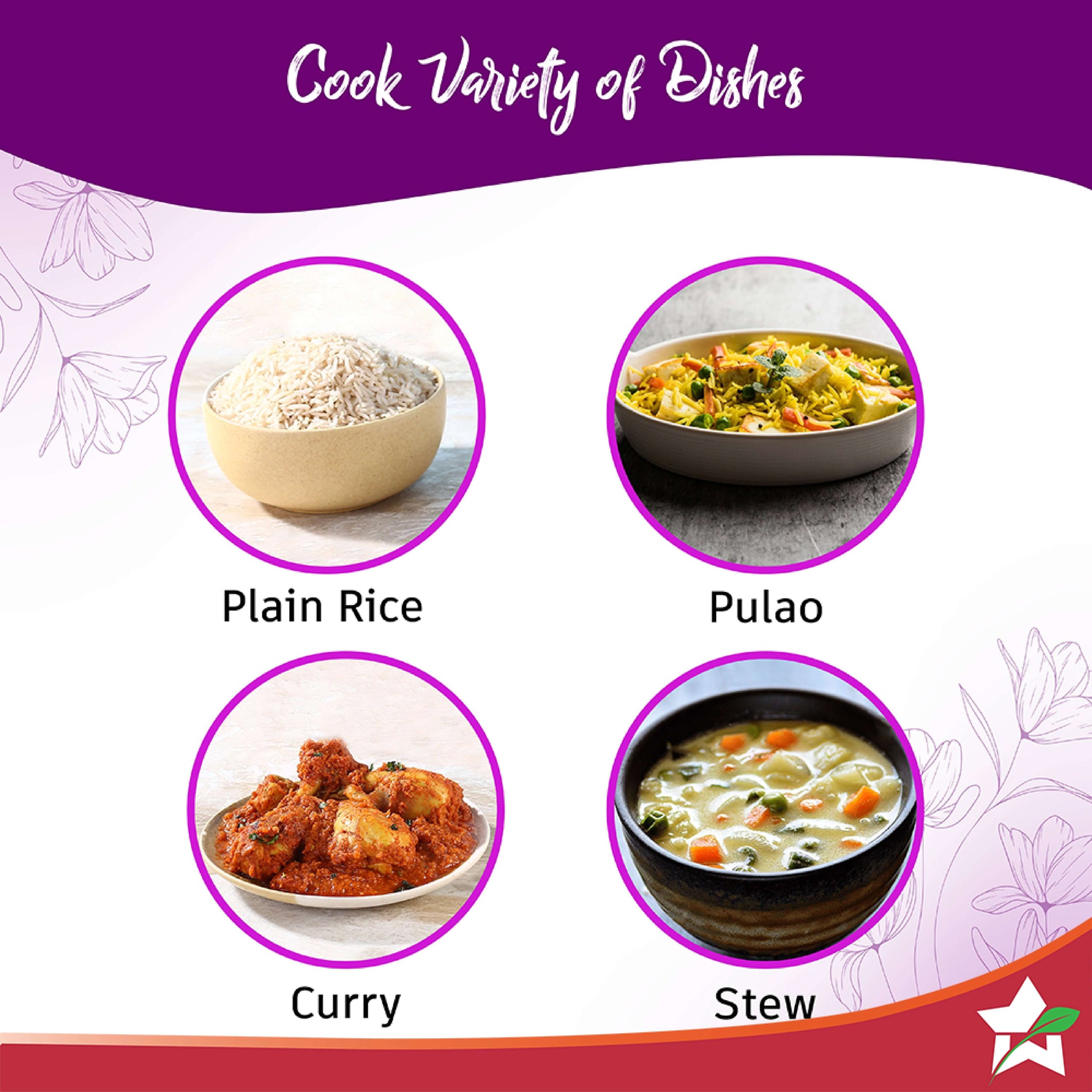 Nutri Cook Rice Cooker with Single Bowl, 1.8 Litres, 2 Years Warranty Wonderchef