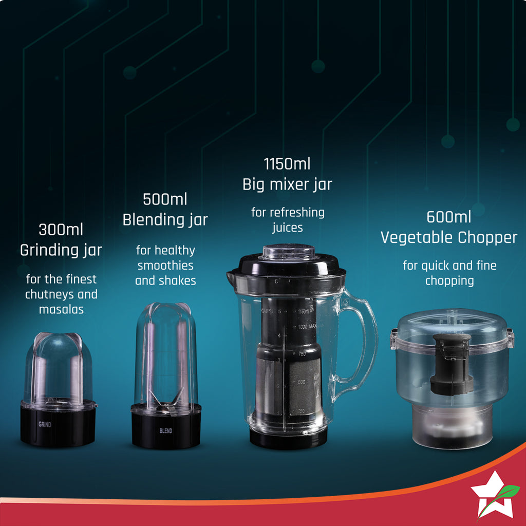 Nutri Blend Smart CKM Automatic Mixer Grinder with Dual Pulse Function
