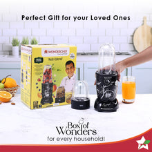 Load image into Gallery viewer, Nutri-blend, 400W, 22000 RPM 100% Full Copper Motor, Mixer-Grinder, Blender, SS Blades, 2 Unbreakable Jars, 2 Years warranty, Black, Recipe Book By Chef Sanjeev Kapoor