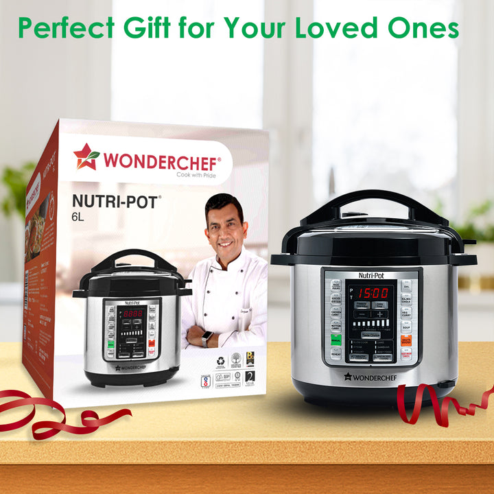Wonderchef Nutri-Pot 6L | Smart Pressure Cooker Online