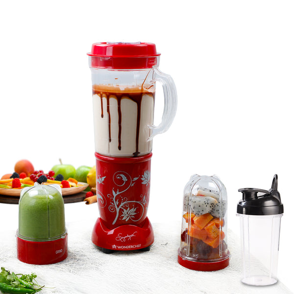 Wonderchef juicer mixer grinder 500w & mayer strainer new arrivals