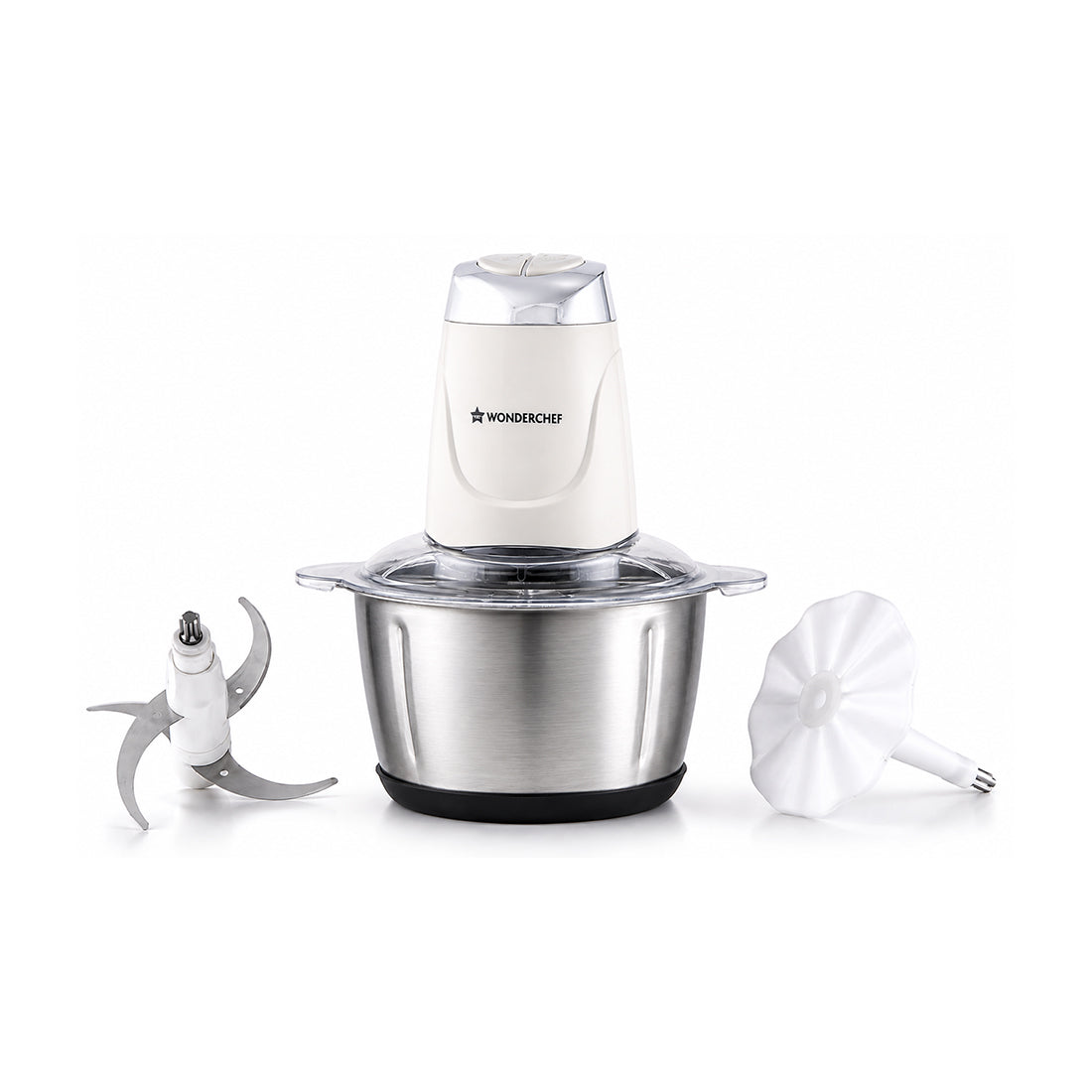 Maestro Electric Chopper and Mincer for Kitchen, 300W Motor, Sharp Stainless-steel Blad...
