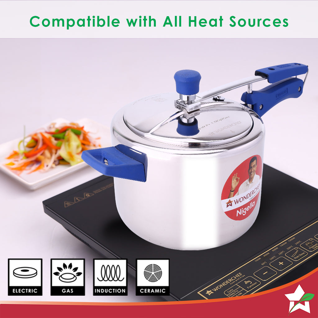 Wonderchef Nigella Inner Lid Pressure Cooker SS Regular 5L Online