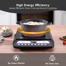 Load image into Gallery viewer, Power 1400W Induction Cooktop with 11 Preset Functions, Push Touch Control Button Induction Cooktop, 2 Years Warranty
