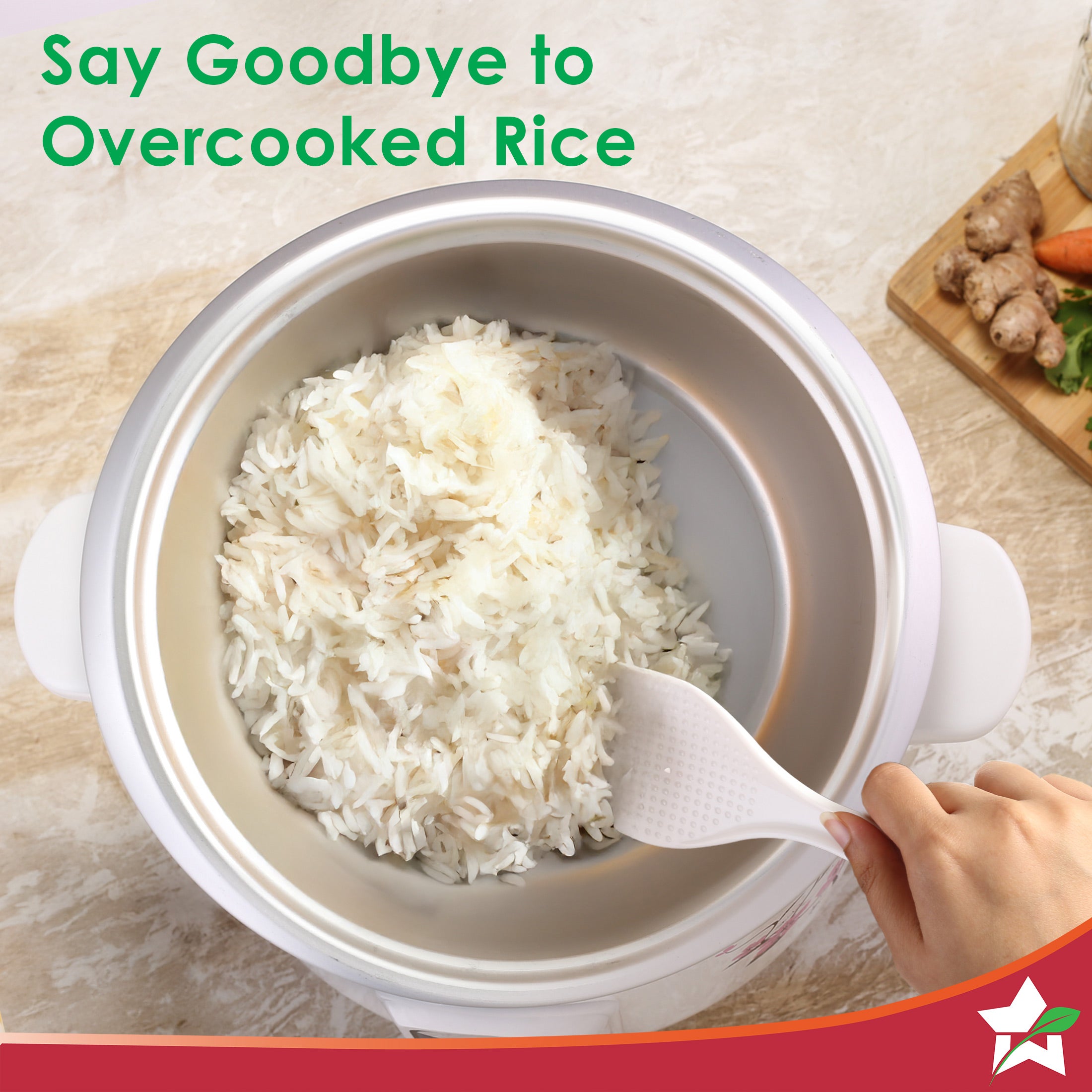 Regards Rice Cooker Regalia Electric Rice Cooker | 1.8 L, 700W | 2 Non-stick Bowls Serve 7