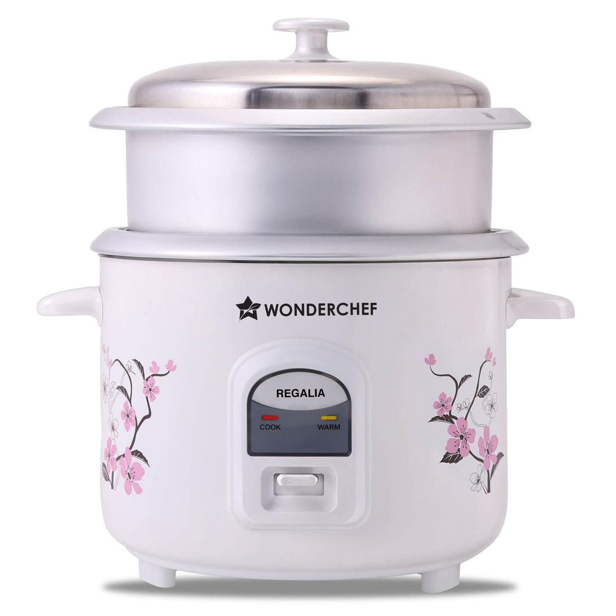 Regalia Electric Rice Cooker | 1.8 L, 700W | 2 Non-stick Bowls Serve 7-8 | Keep Warm Fu...