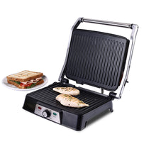 Load image into Gallery viewer, Sanjeev Kapoor Tandoor Professional| Electric Contact Grill &amp; Sandwich Maker|3-in-1 Appliance|2000 Watt|180 Degree Grilling|Cool Touch Handle|LED Indicator|2 Year Warranty|Black &amp; Silver