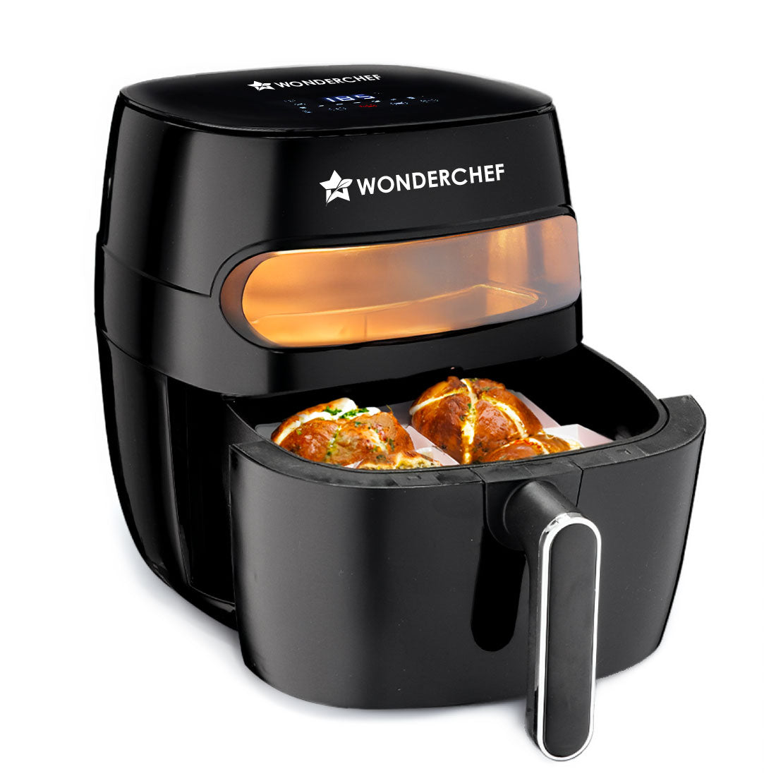 Swift Digital Air Fryer with Window | 1350W, 6 Litres | Rapid Air Technology | 7 Pre-se...